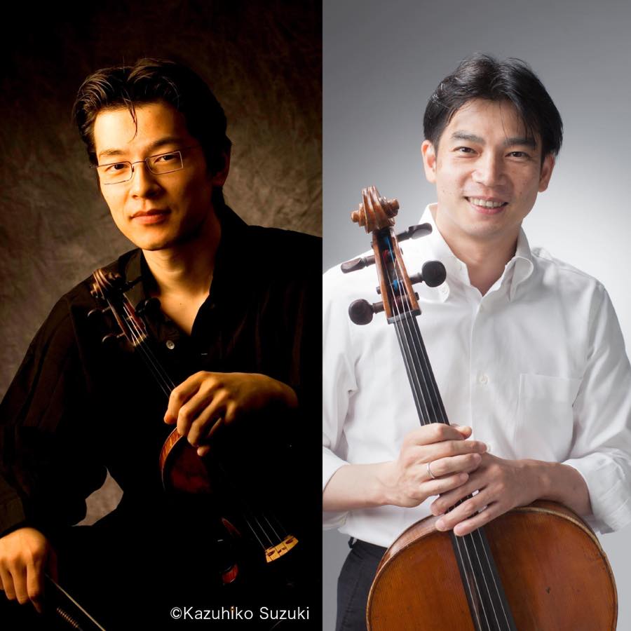 ヴァイオリン西江辰郎&チェロ原田哲男が贈る!仙台フィル時代の盟友による魂のデュオ